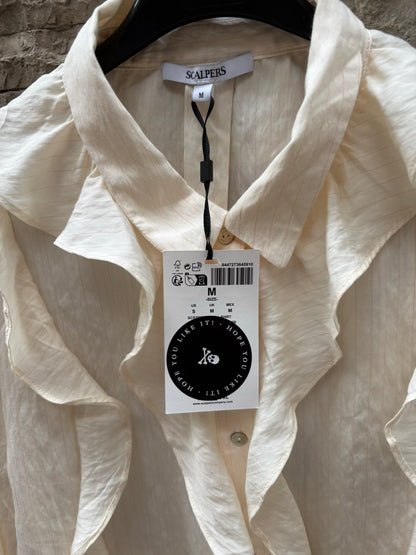 SCLAPERS. Blusa detalle volante