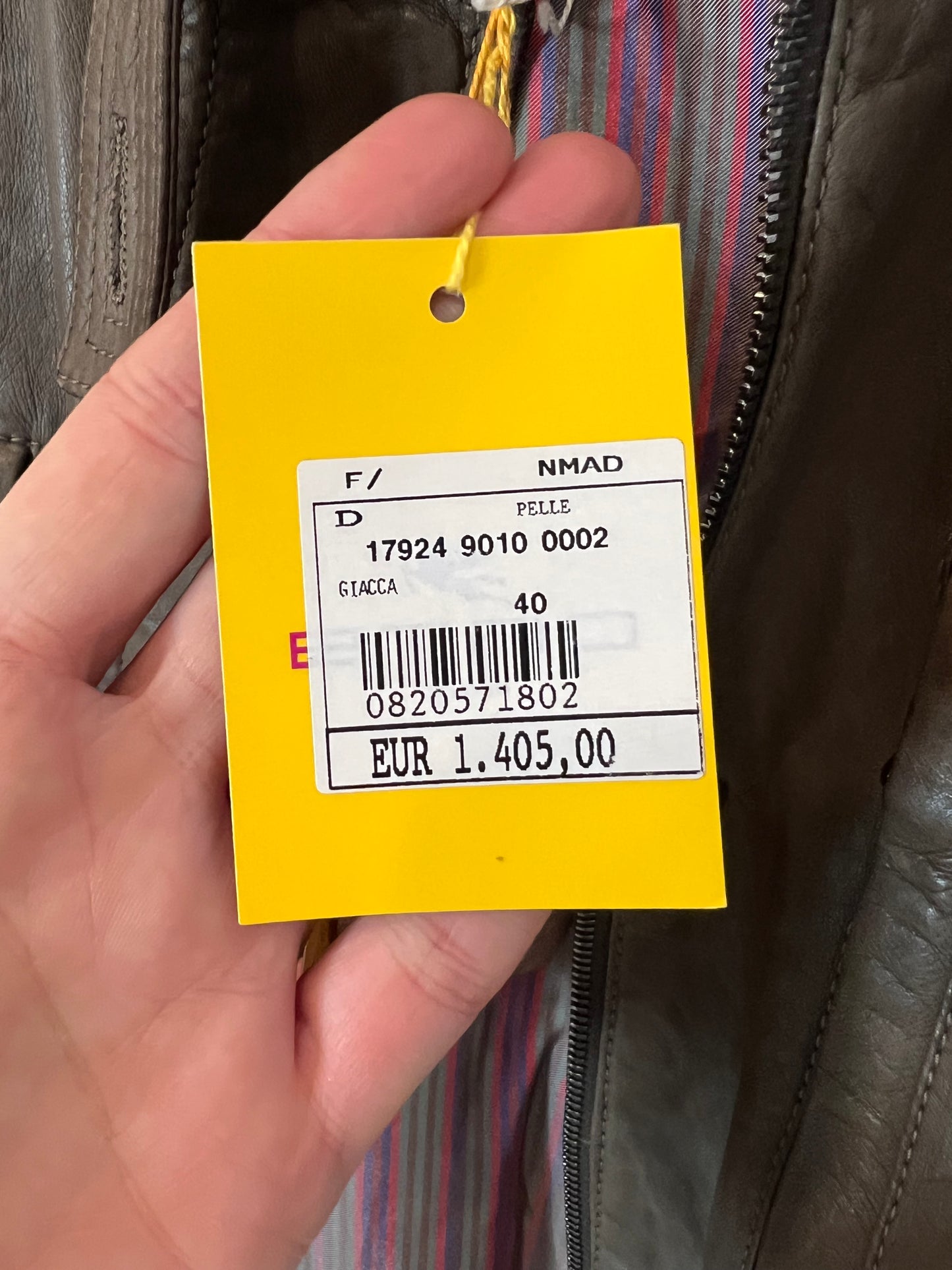 ETRO. Chaqueta marrón T.40 (34/36)