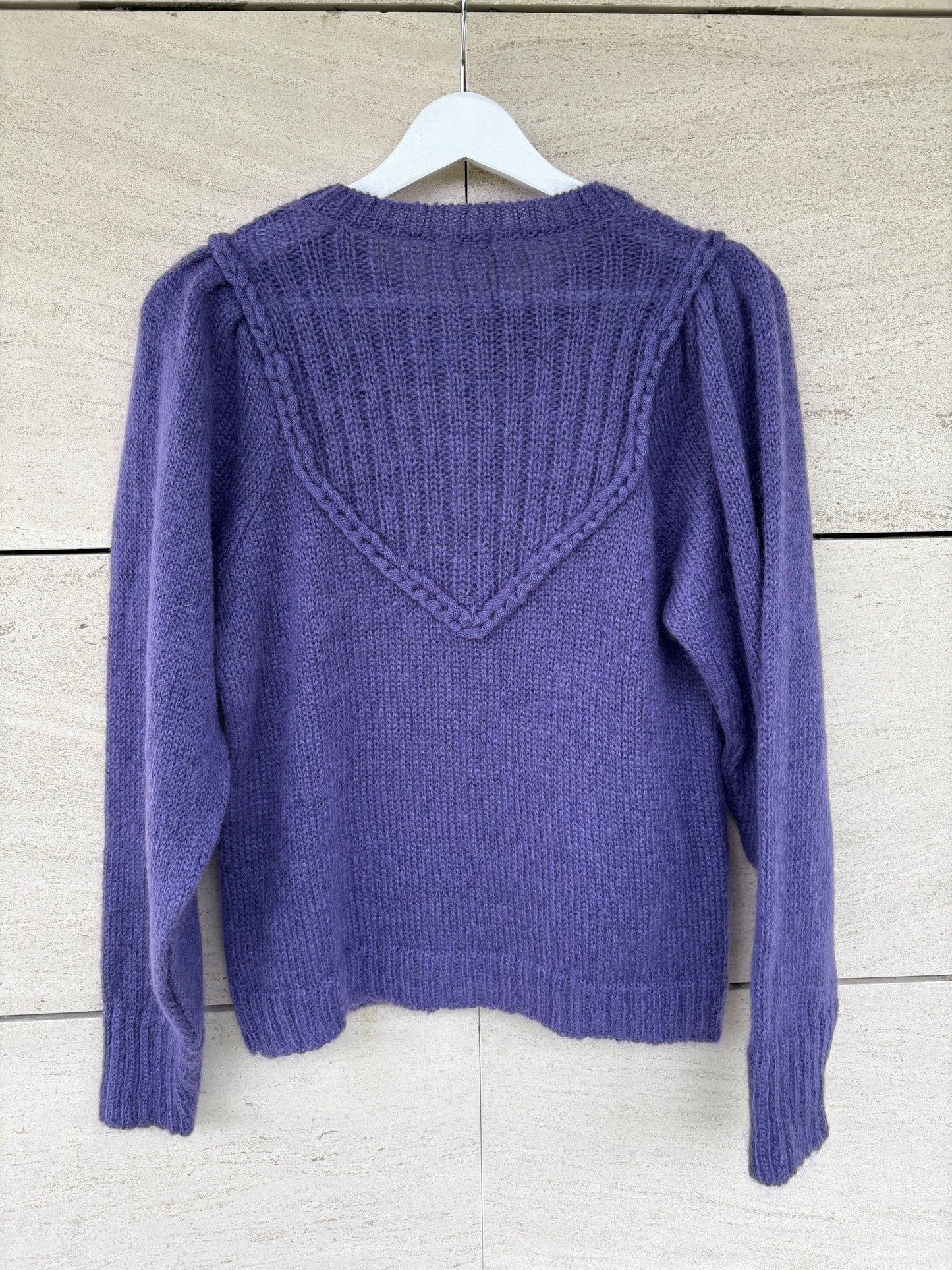 MAKSU. Cárdigan de punto lana mohair