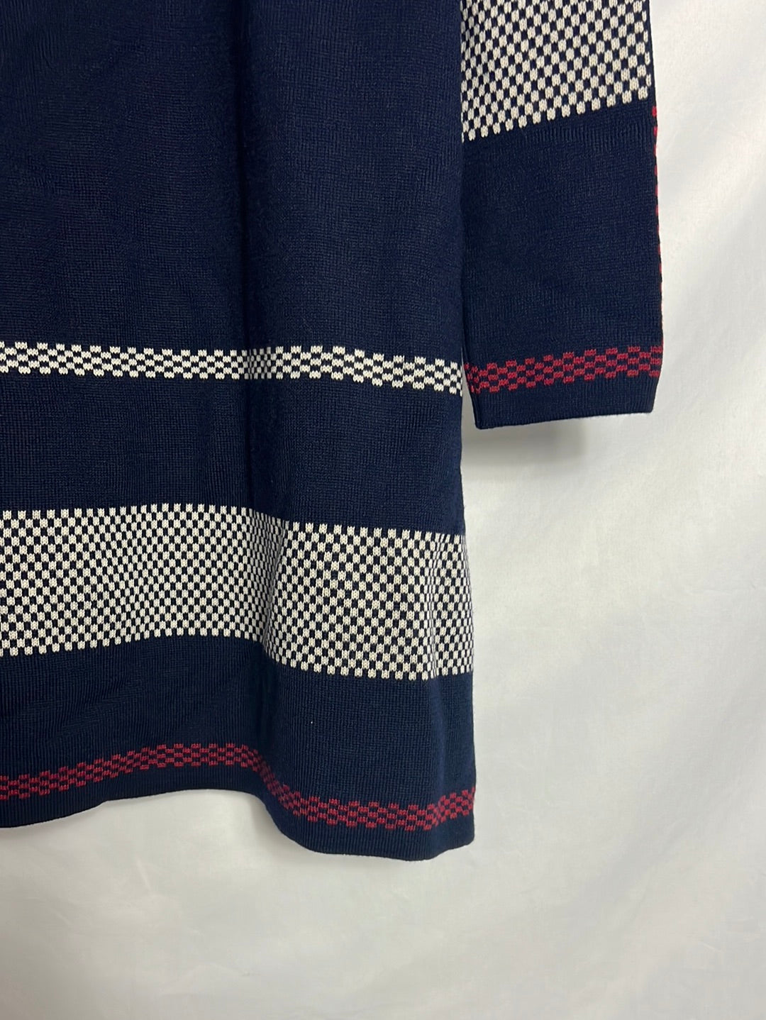 WENDY'S LITTLE HOUSE. Short blue wool dress. TS