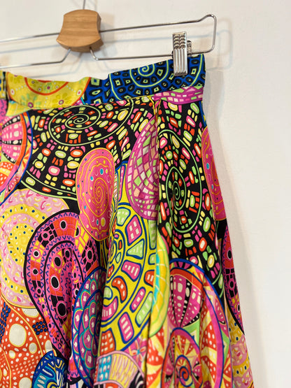 ZAITEGUI. Total look top y falda seda T.s/m