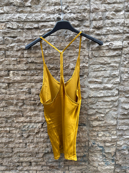 OTTOD´AME. Top satinado dorado