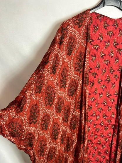 OTRAS. Kimono flores reversible TU(m)