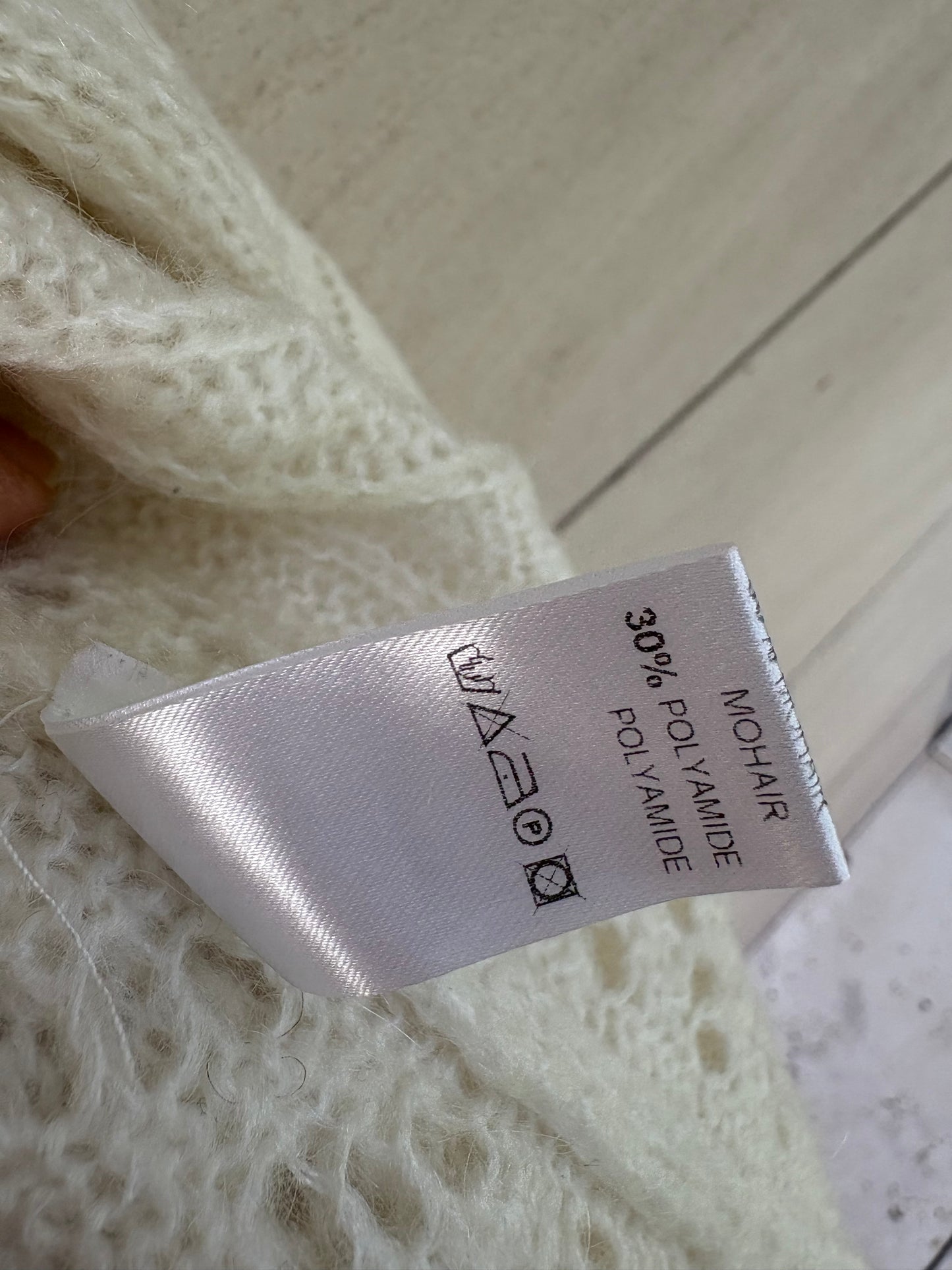 ZARA. Black stretch knit top. TL