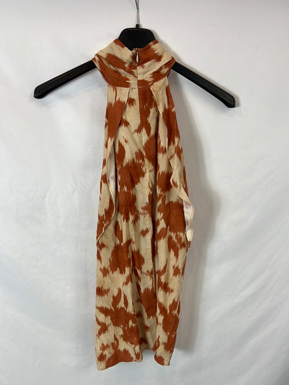 MASKU. Top escote halter tie dye T.m