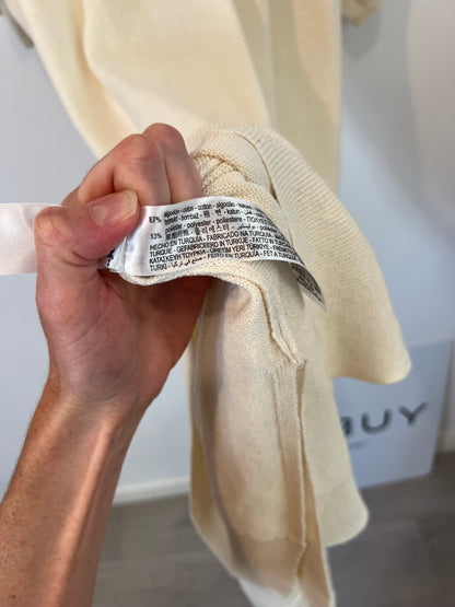 ZARA. Beige knit dress, size xs/s