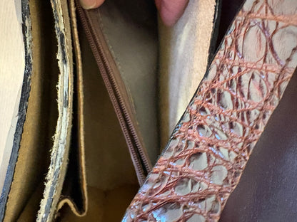 Bolso de hombro piel  marrón
