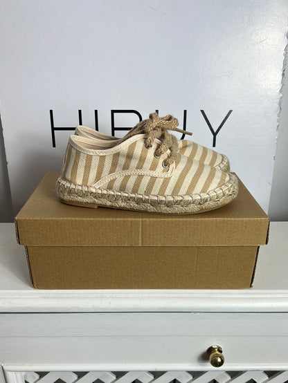 BONNET&amp;POMPON. Striped esparto slippers. Size 29