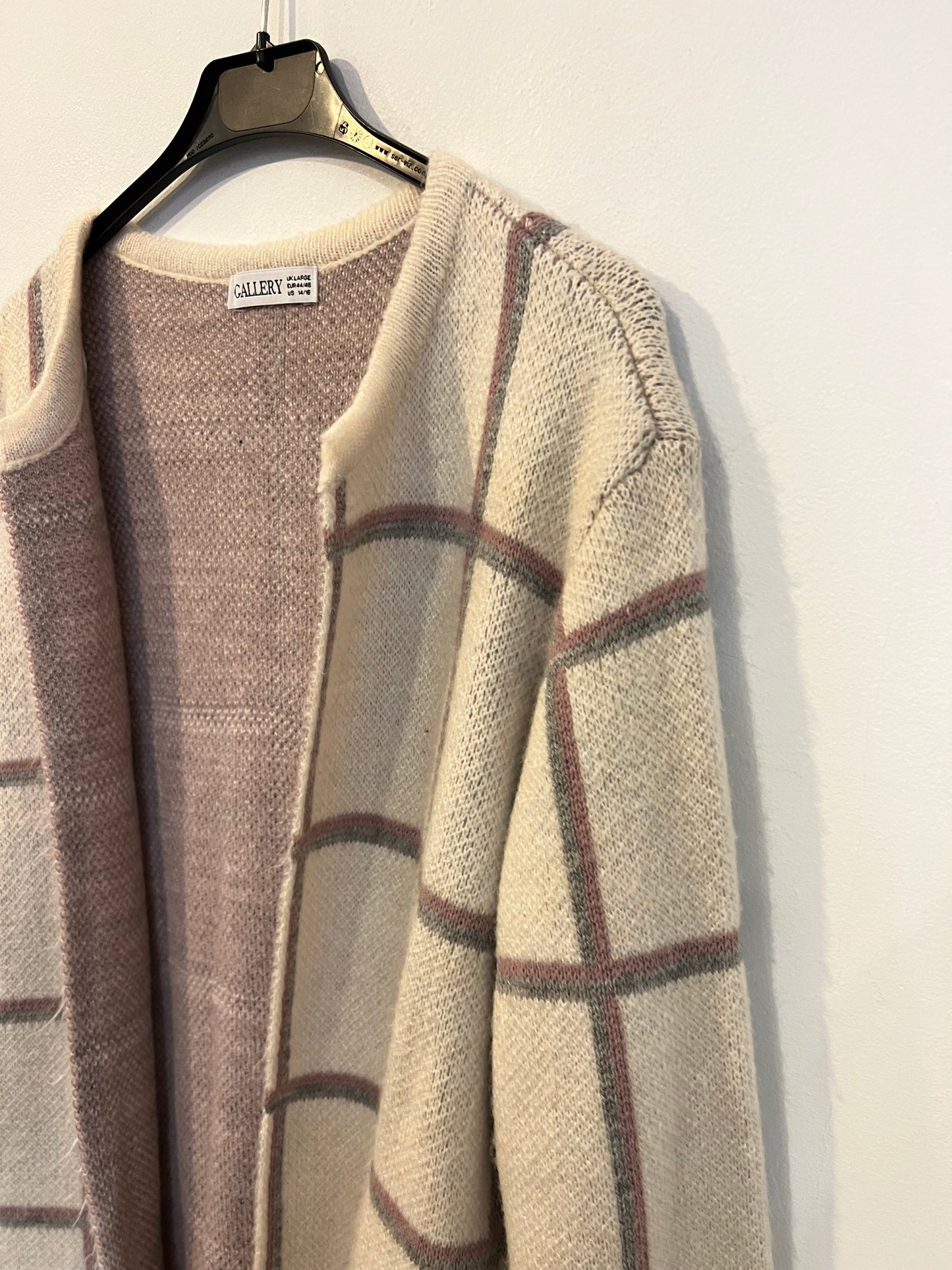 GALLERY. Chaqueta  punto cuadros. T L