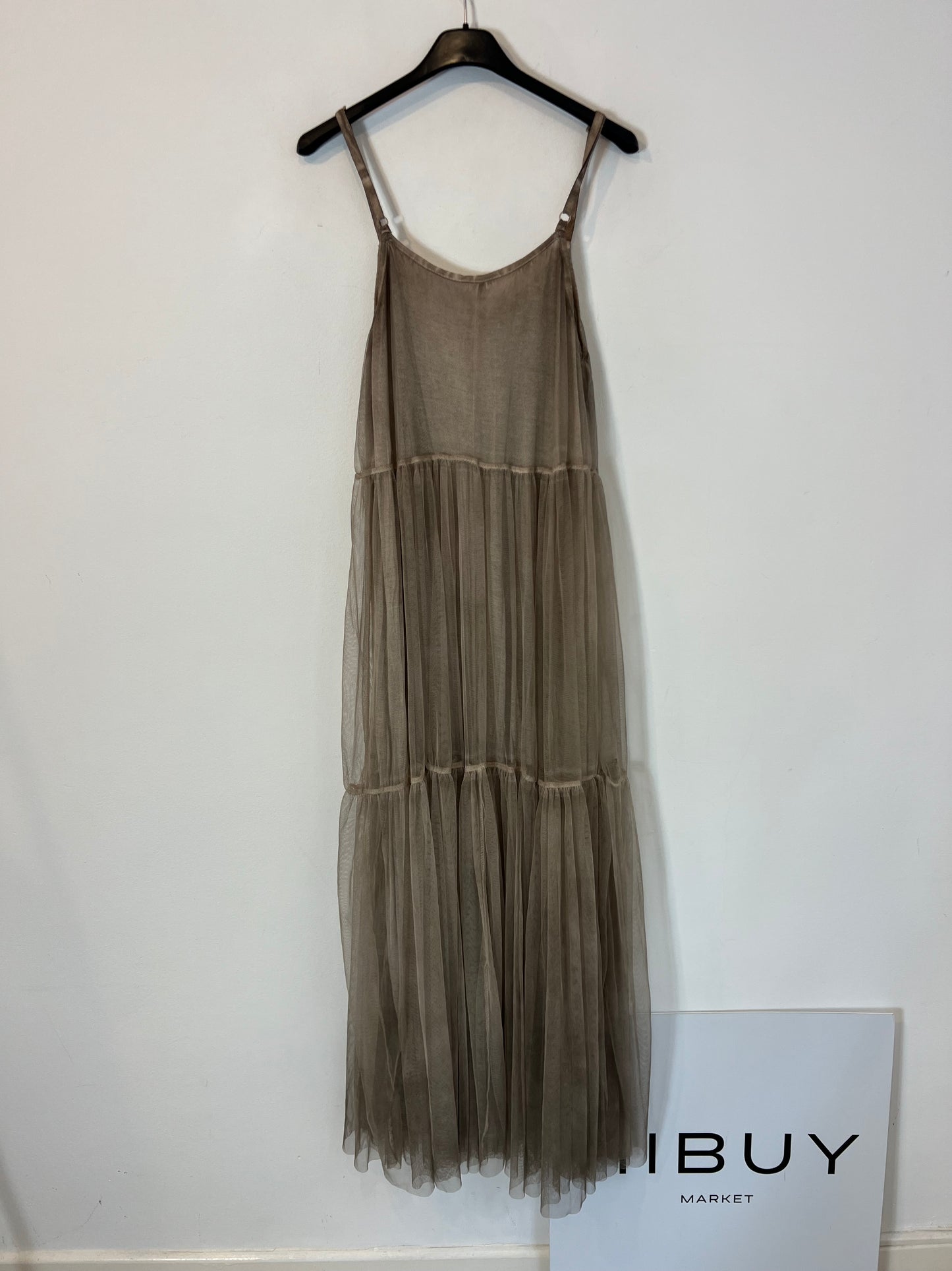 OTRAS. Vestido largo tull TU(M)