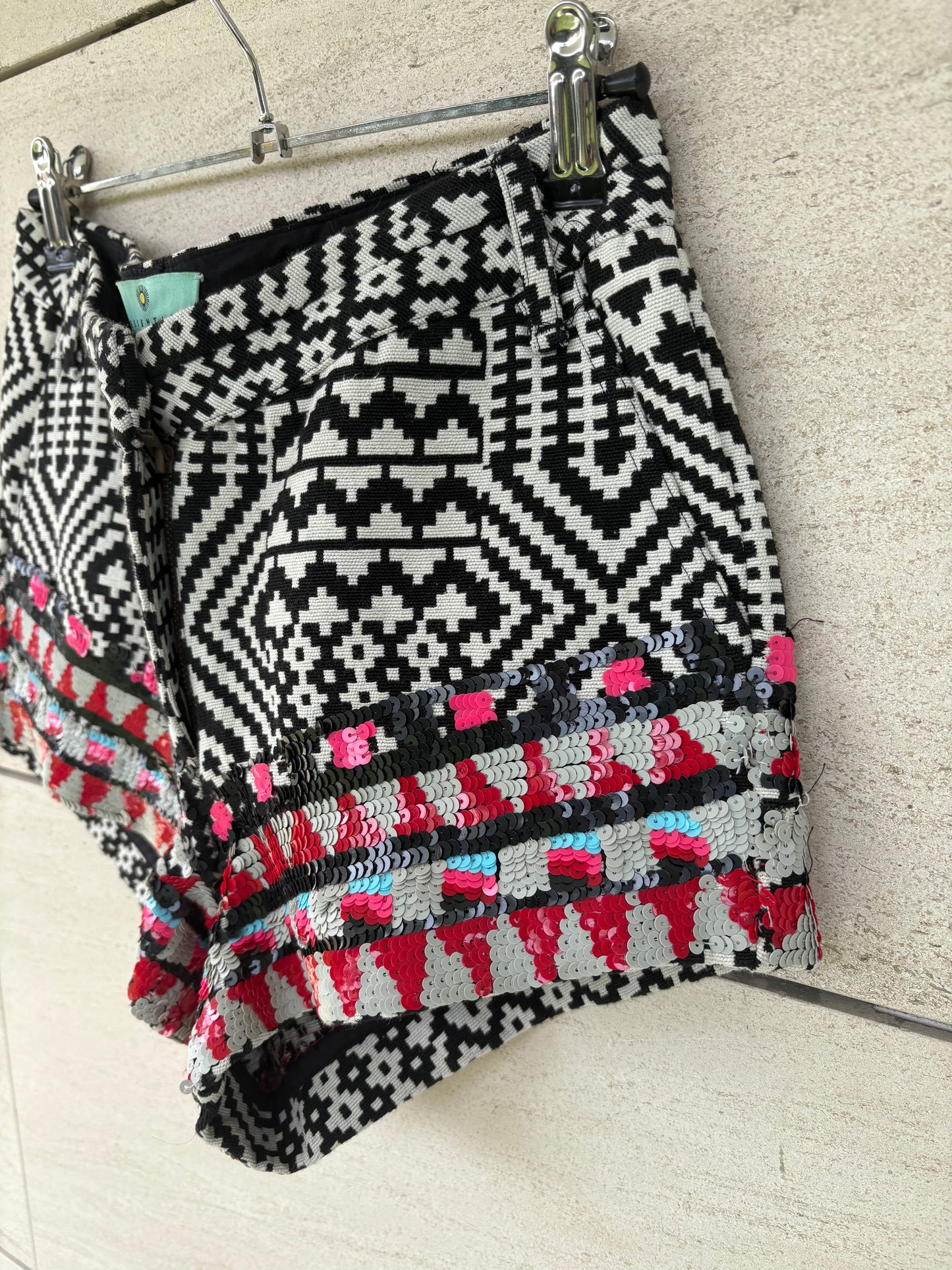 SÉZANE. Multicolored raffia bag