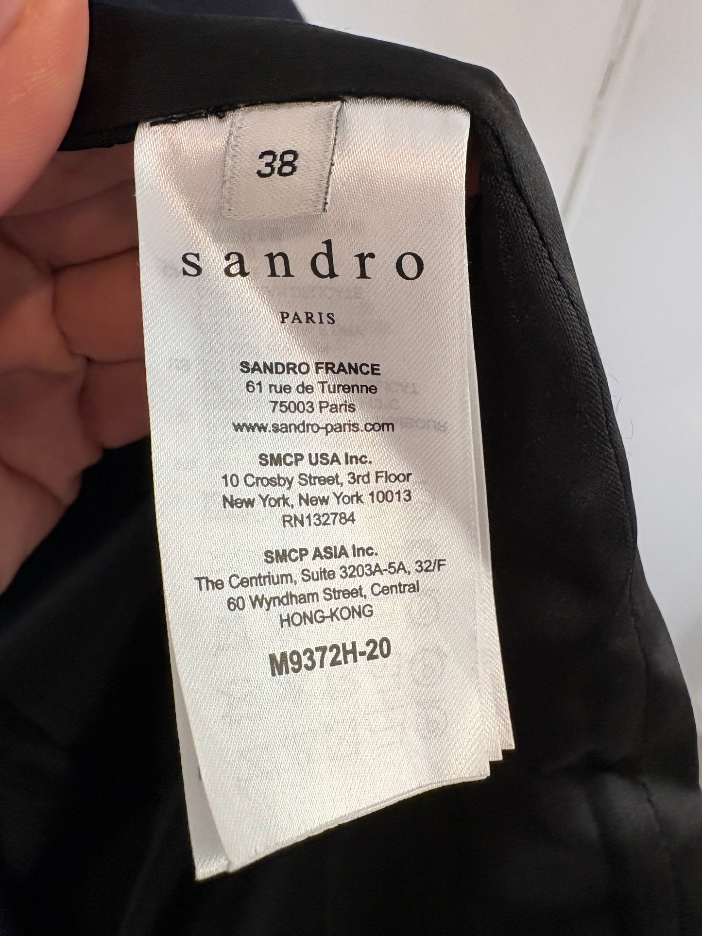 SANDRO. Chaleco largo lana azul