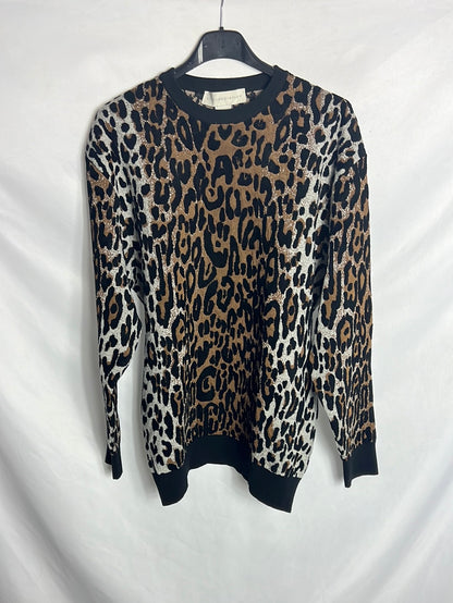 STELLA McCARTNEY. Animal print sweater. T 38