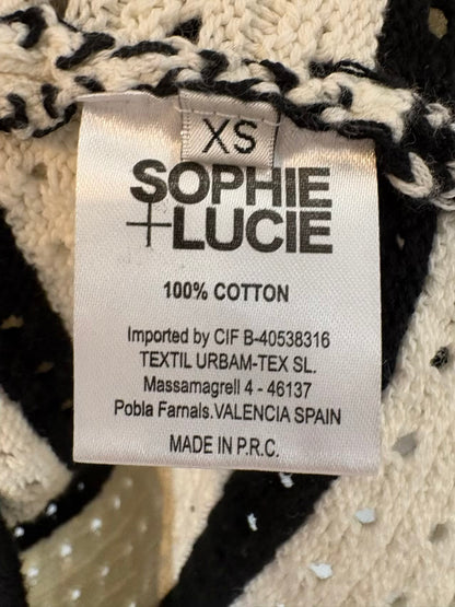 SOPHIE & LUCIE. Chaqueta punto bicolor
