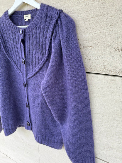 MAKSU. Cárdigan de punto lana mohair