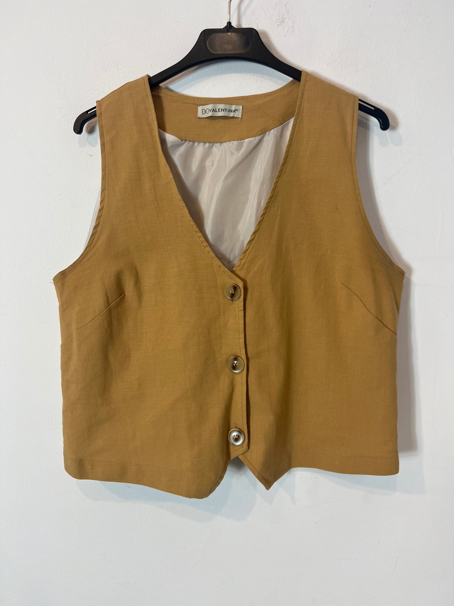 VALENTINA. Total mustard look with cotton Tl (m/l)