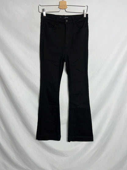 STRADIVARIUS. Black flared trousers, size 36
