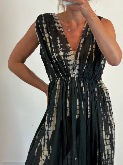 NUMERO TRECE FORMENTERA. Vestido largo tie dye. T L/XL