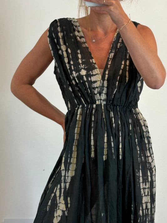 NUMERO TRECE FORMENTERA. Vestido largo tie dye. T L/XL