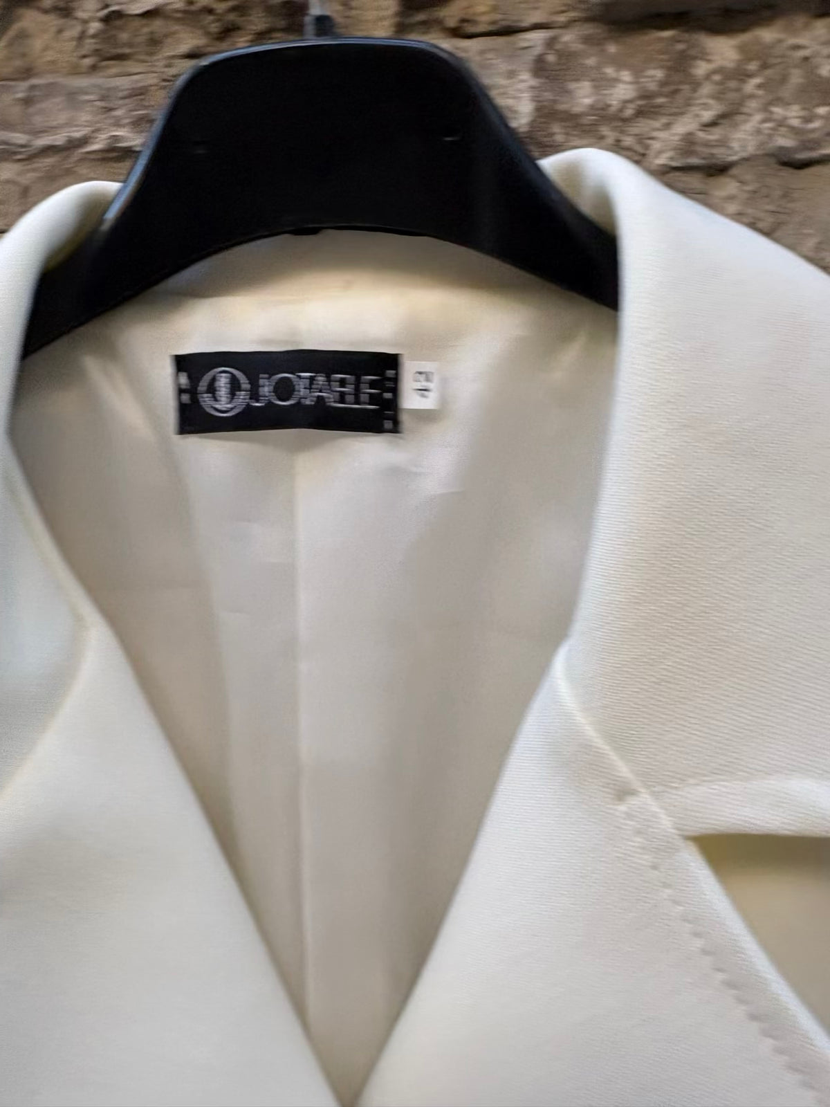 Chaqueta blanca botones