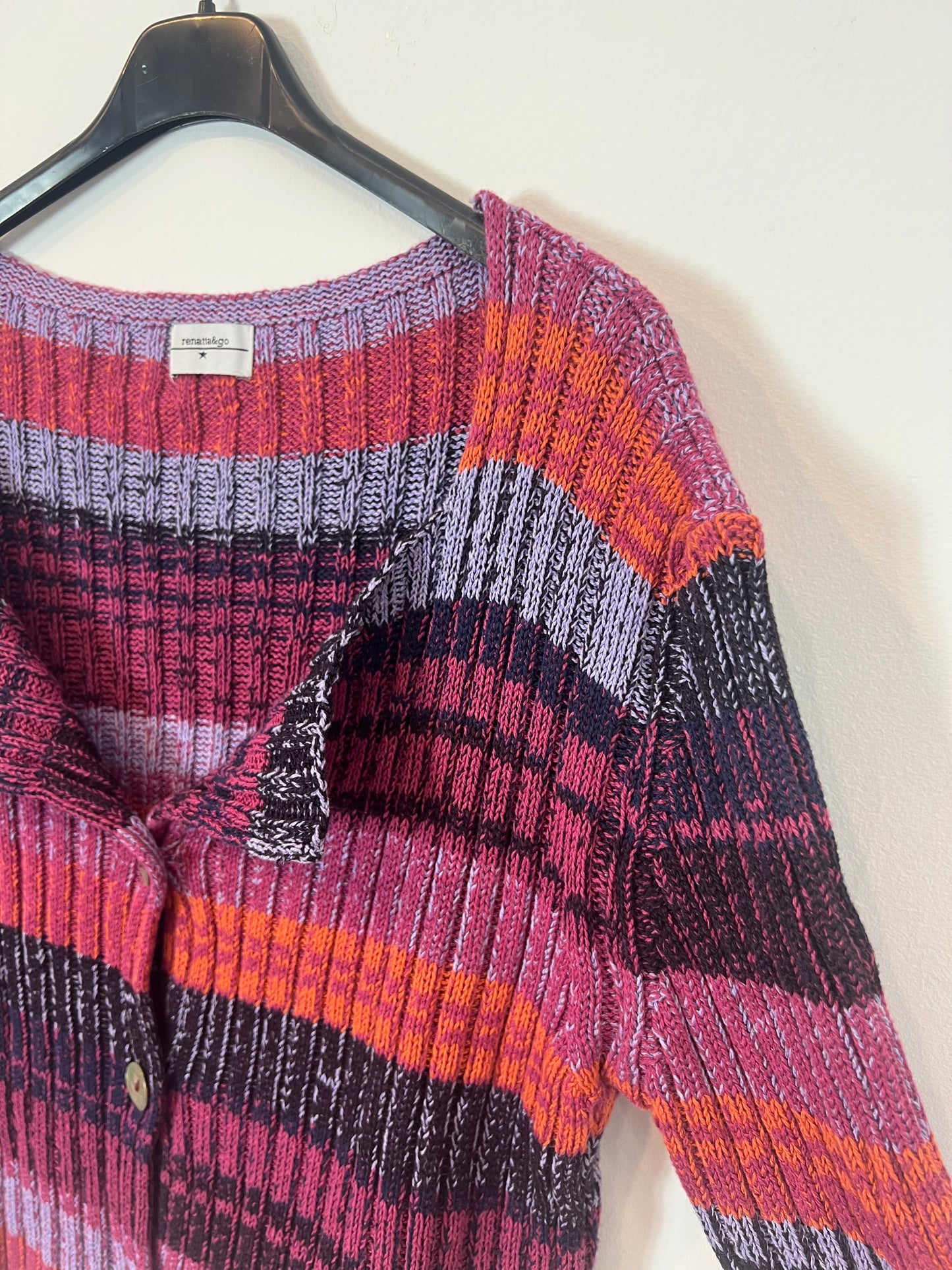 RENATTA&GO. Jersey abotonado rayas T.u(s)