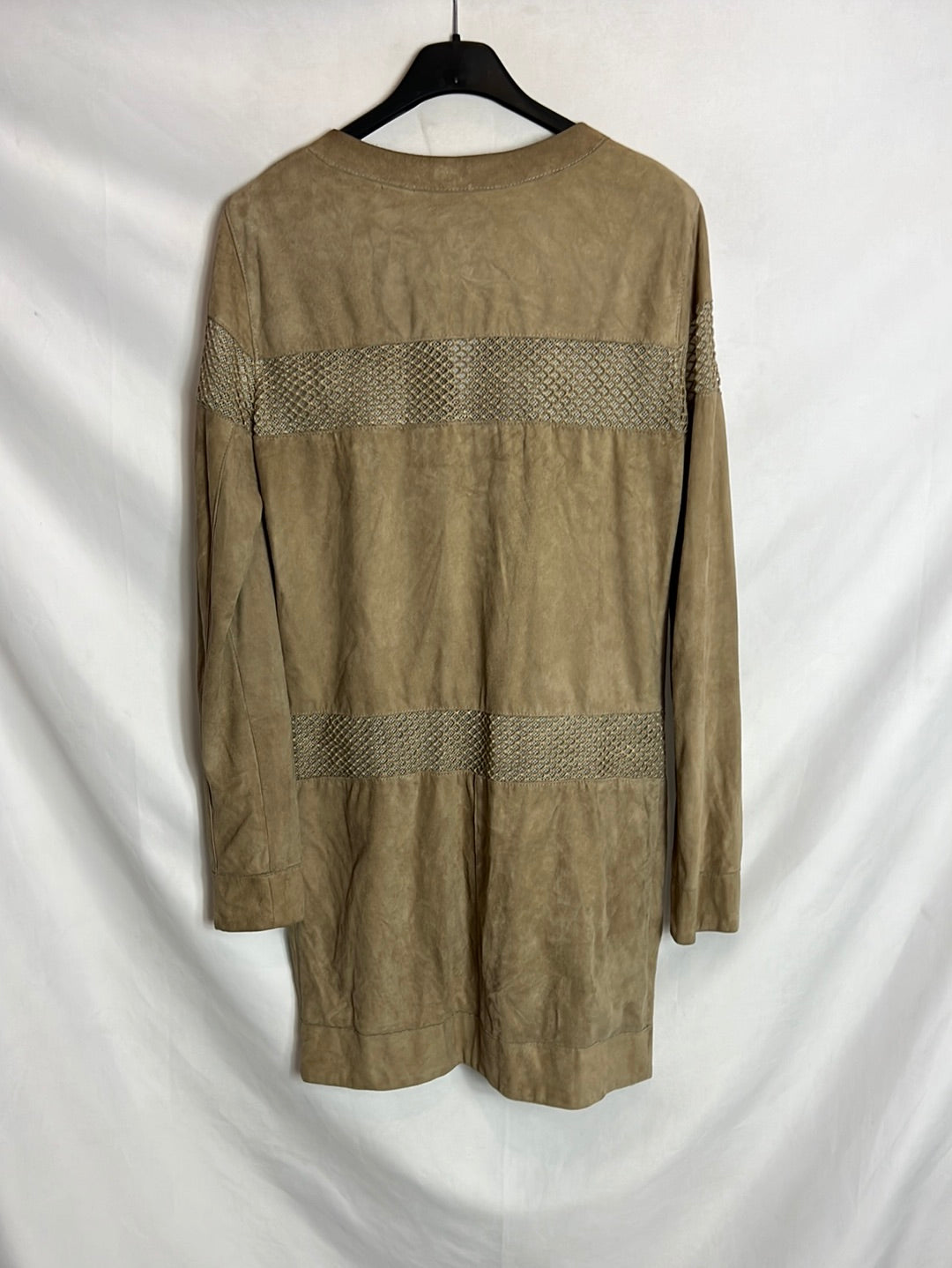 GIL SANTUCCI. Double-textured jacket, size 40(s)