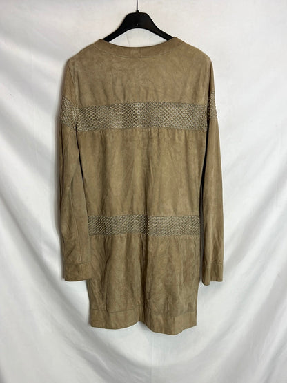 GIL SANTUCCI. Double-textured jacket, size 40(s)