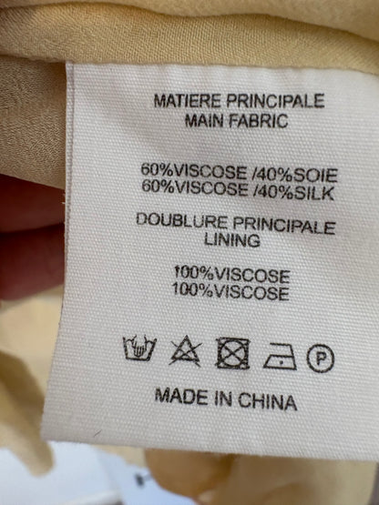 VANESSA BRUNO. Vestido corto cruzado seda. T 34