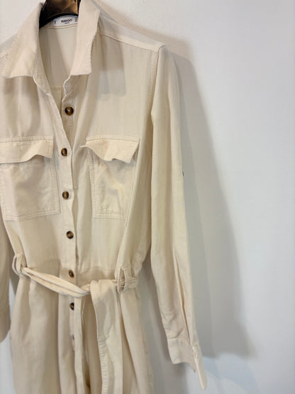 FRAME. Yellow denim jumpsuit. Size XS