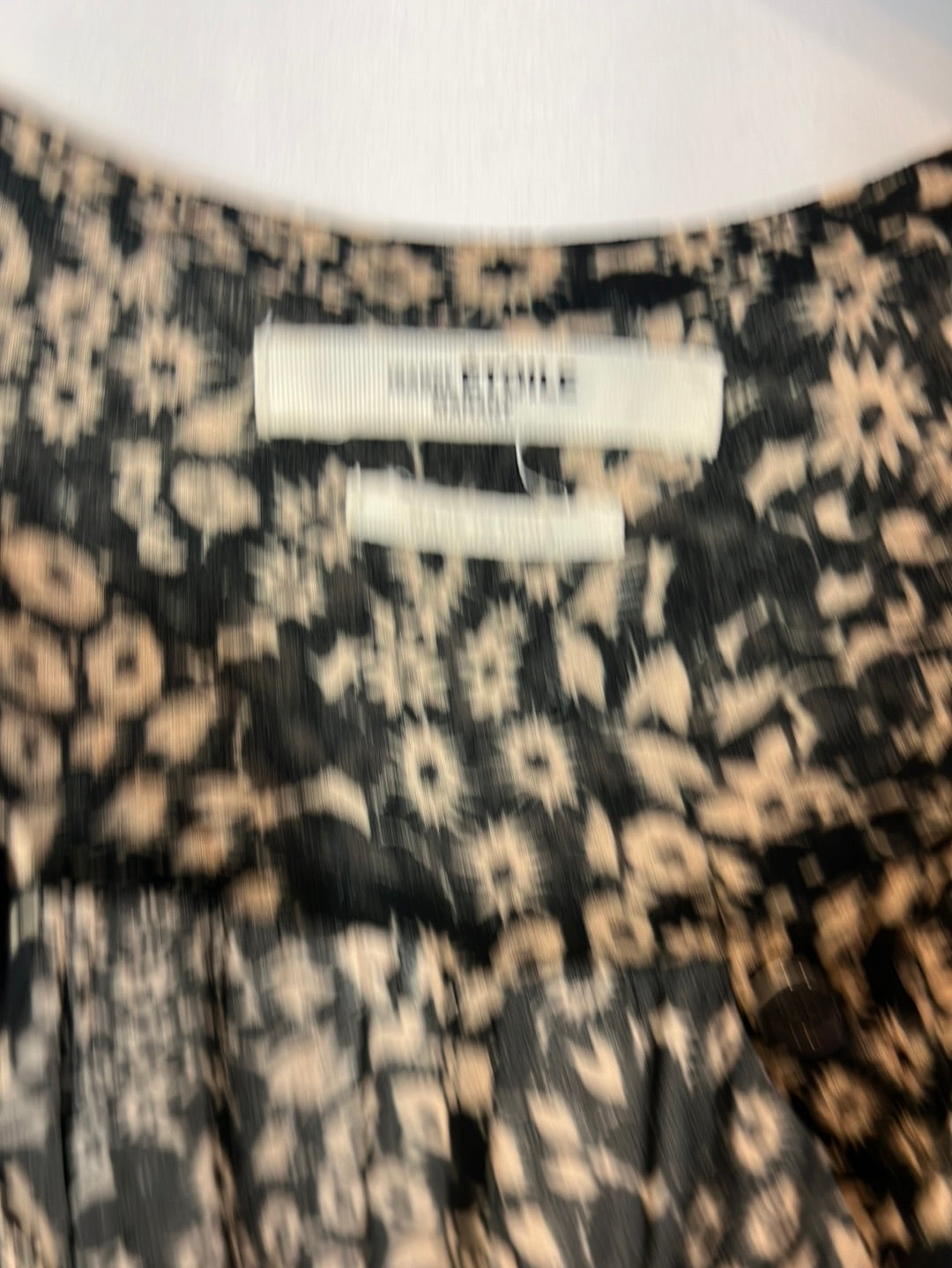 ISABEL MARANT. Asymmetrical floral dress. Size 36