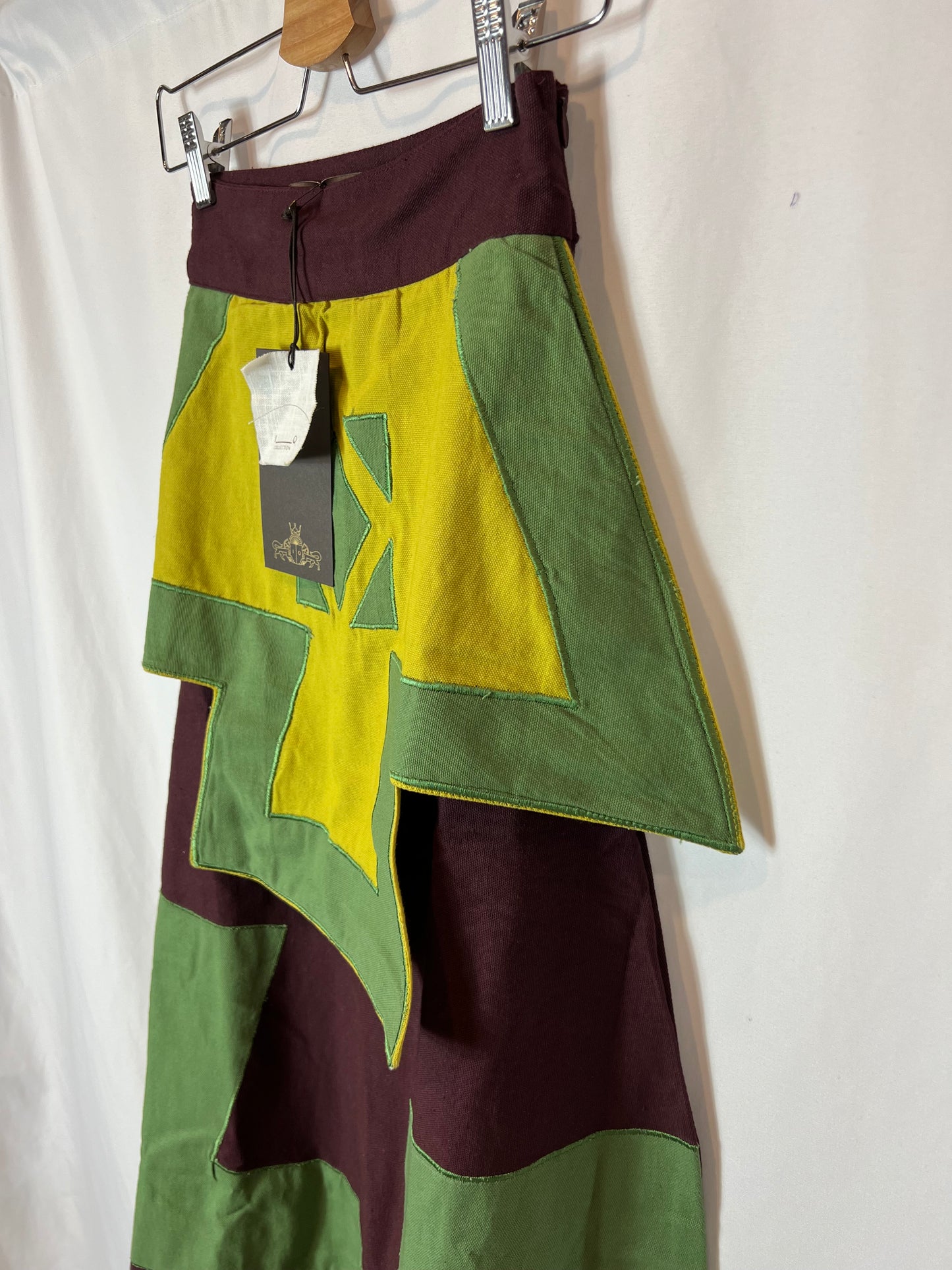 IQ COLLECTION. Total look embroidered maroon T.xs