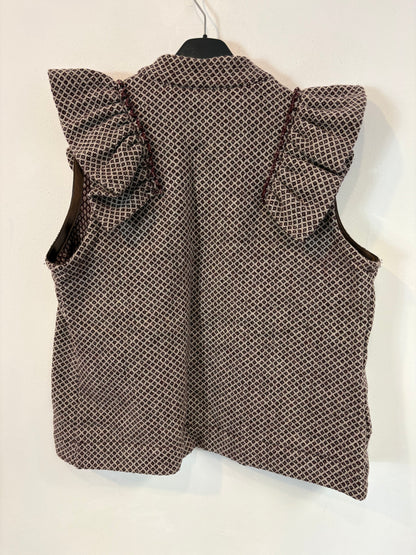 ZUA. Chaleco jaspeado volante