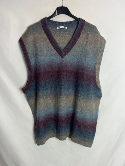 ZARA. Jersey sin mangas colores. T XL