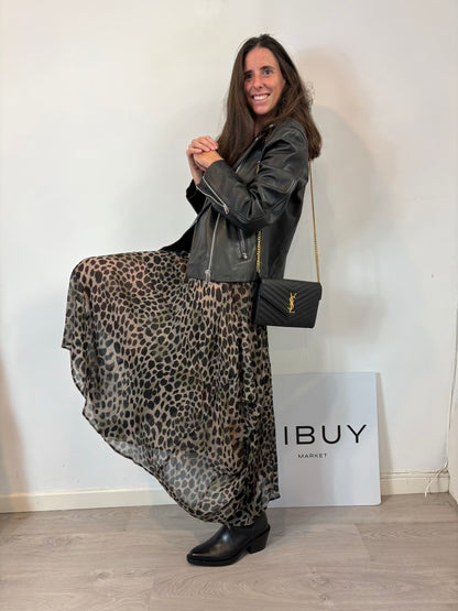 BIMBA Y LOLA. Falda animal print