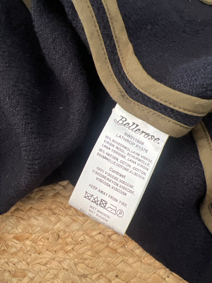 BELLEROSE. Blue cloth coat S.0(XS)