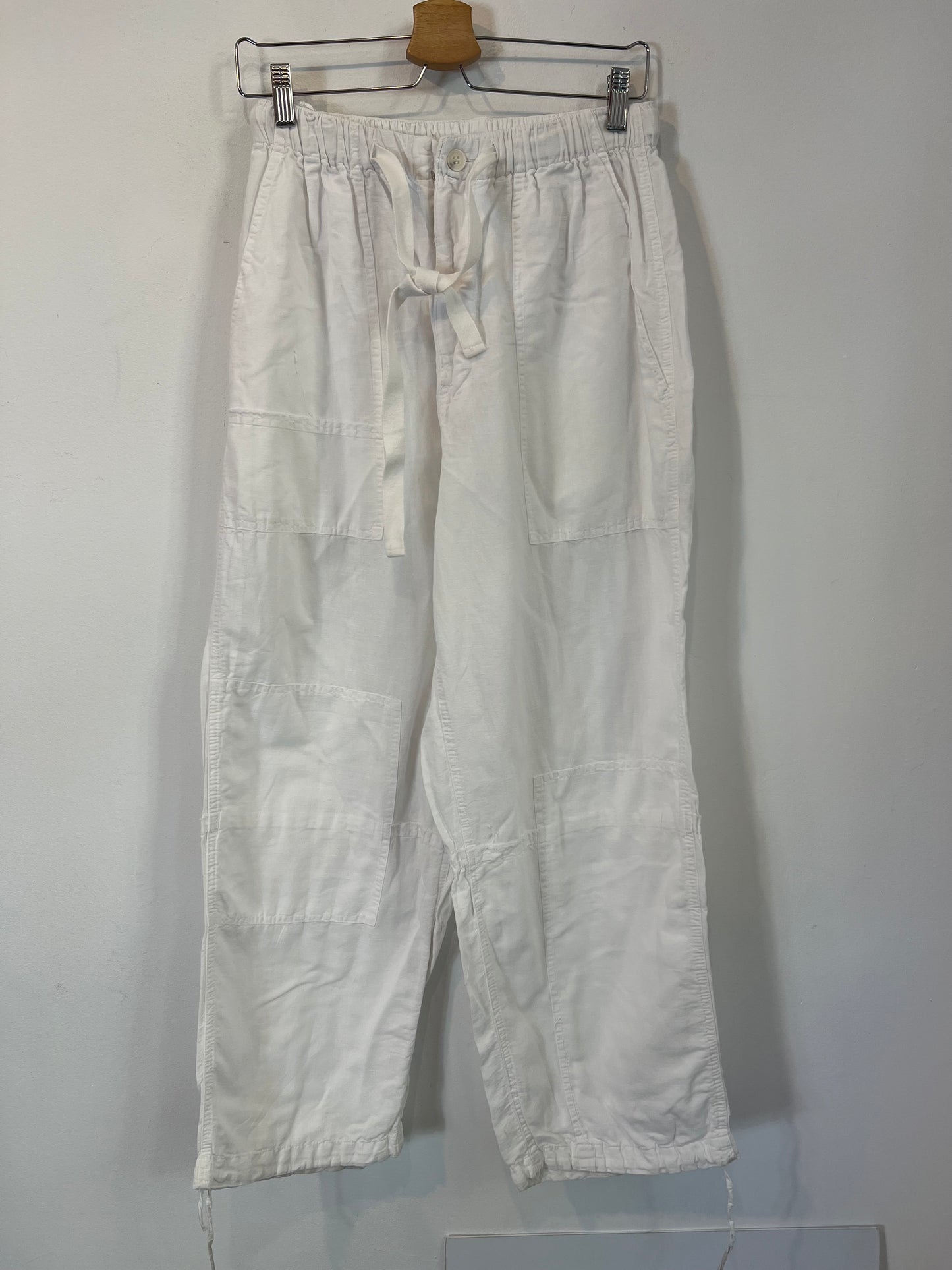 ZARA. Pantalón blanco mezcla. T XS/S