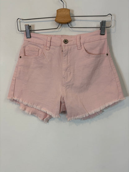 OTRAS. Pantalón corto rosa denim  T.s