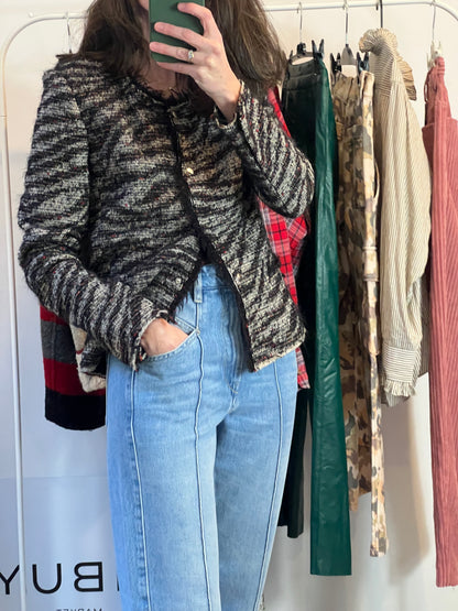 ISABEL MARANT ÉTOILE. Chaqueta jaspeada con lana