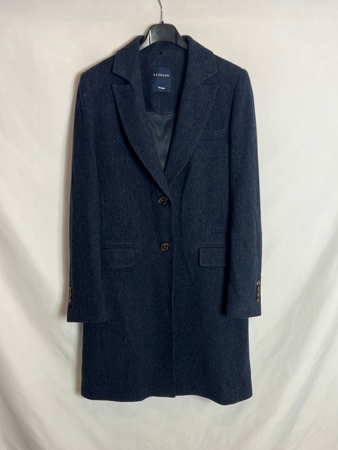 LLOYD'S. Abrigo azul espiga T.s