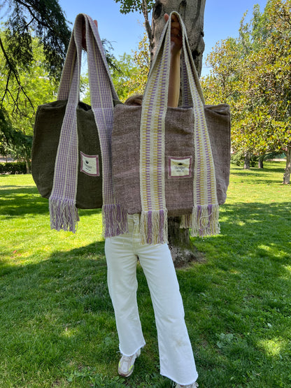 BOLSO MAXI FLECOS (4 colores)