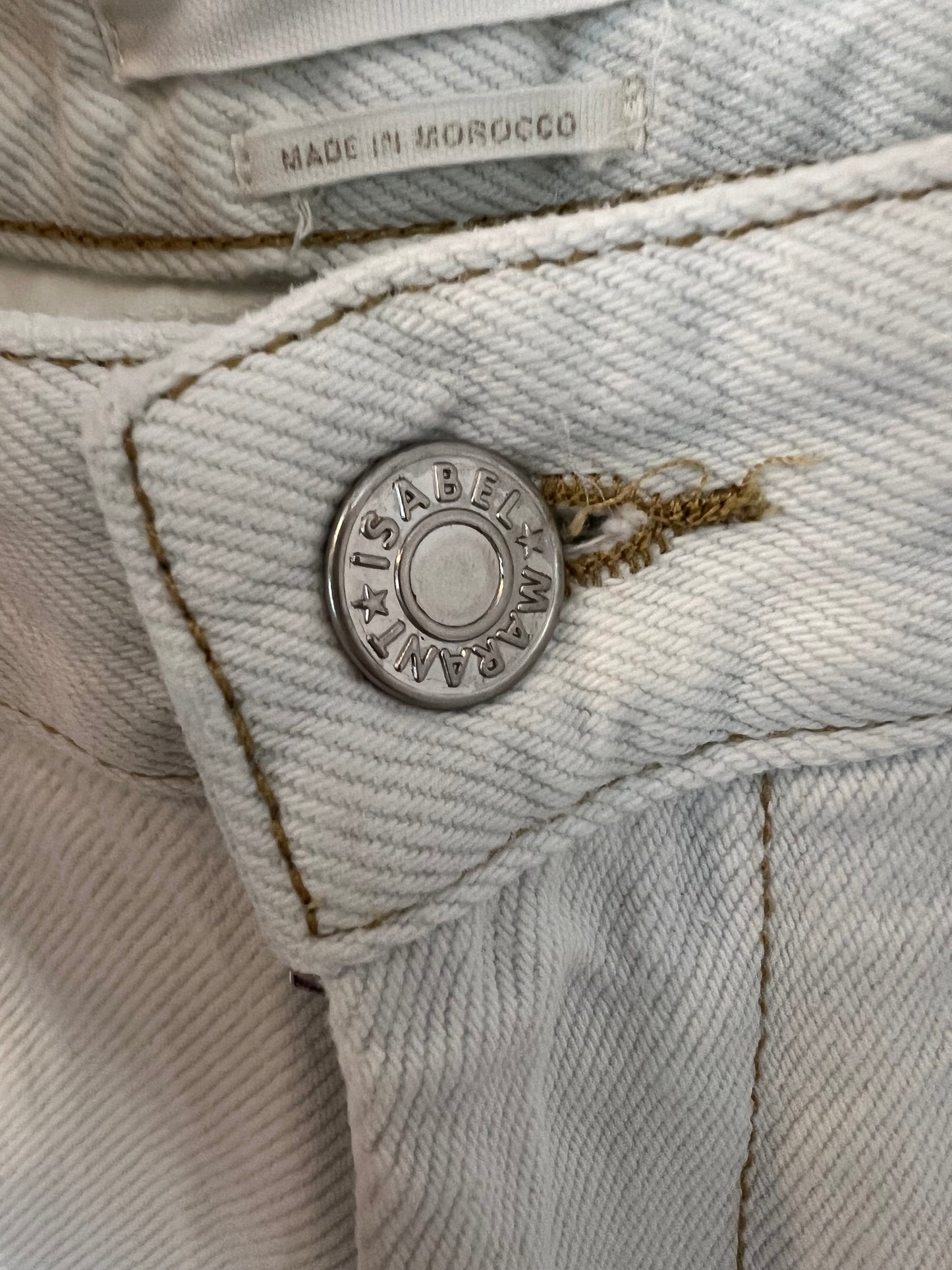 ISABEL MARANT ETOILÉ. Pantalón denim colores T.36