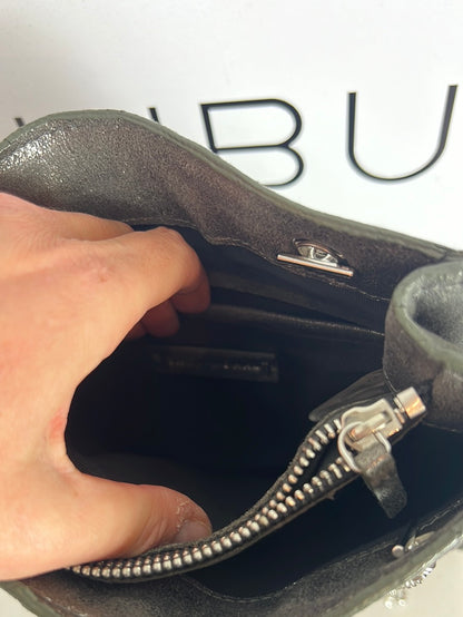 ZARA. Bolso gris tachuelas