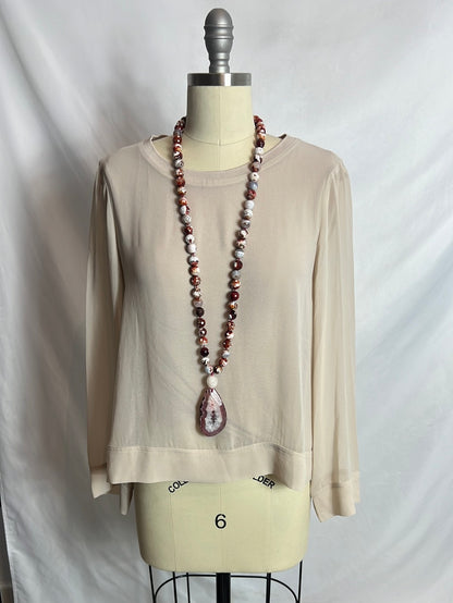 OTRAS. Collar piedras colores