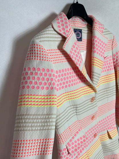 VILAGALLO. Blazer texturas colores flúor. T M