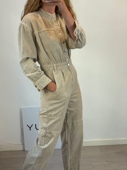BA&SH. Mono beige denim