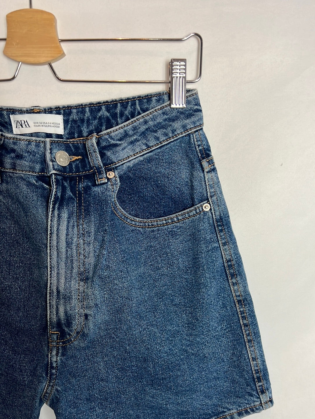 ZARA. Bermuda denim.T S