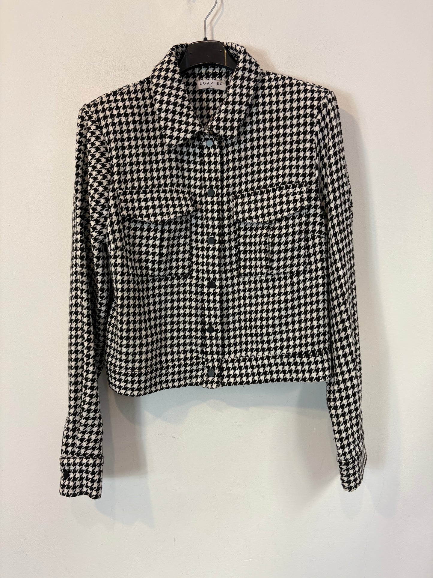 LOAVIES. Chaqueta pata de gallo abotonada