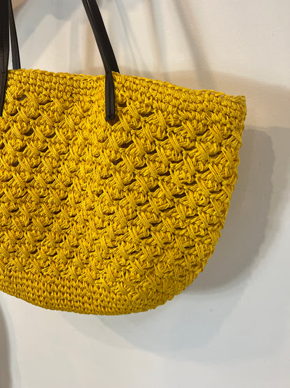 PURIFICACION GARCIA. Bolso grande doble textura