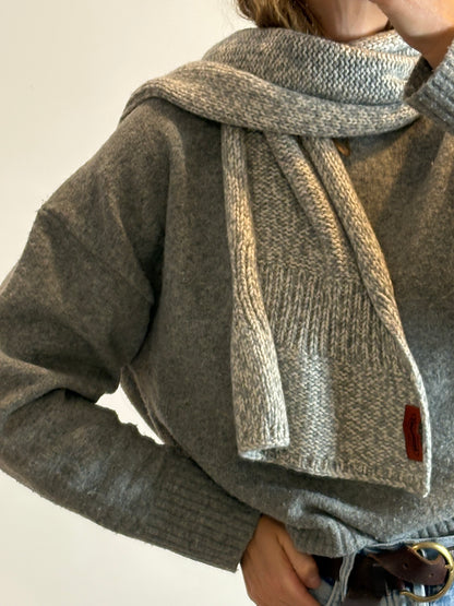 MISSONI. Heathered gray scarf