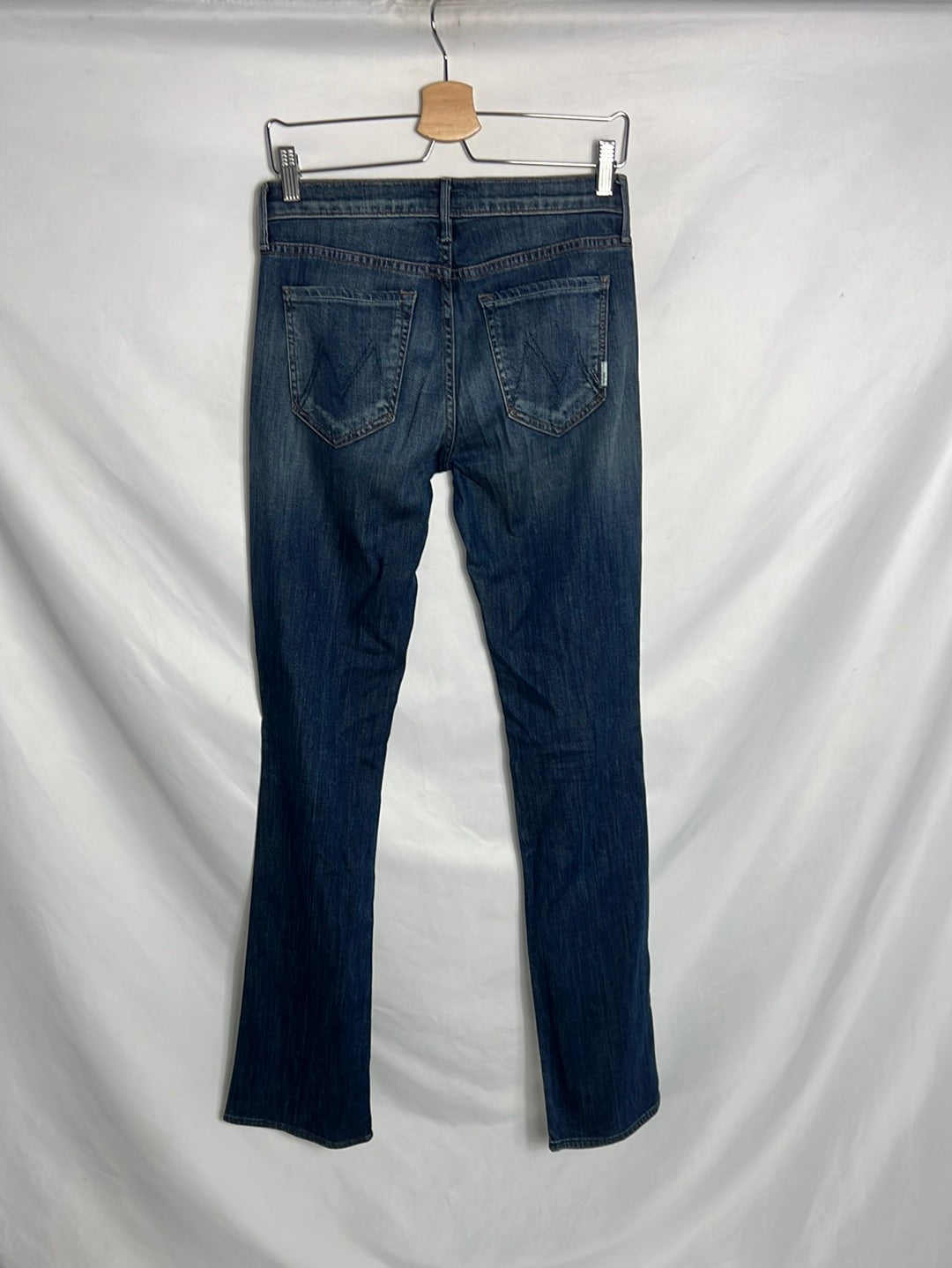 MOTHER. Pantalón denim recto fino. T 26(36)